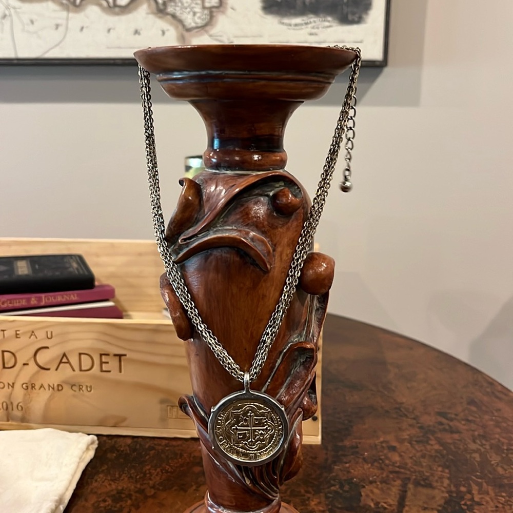 Chicos coin necklace-excellent used condition!